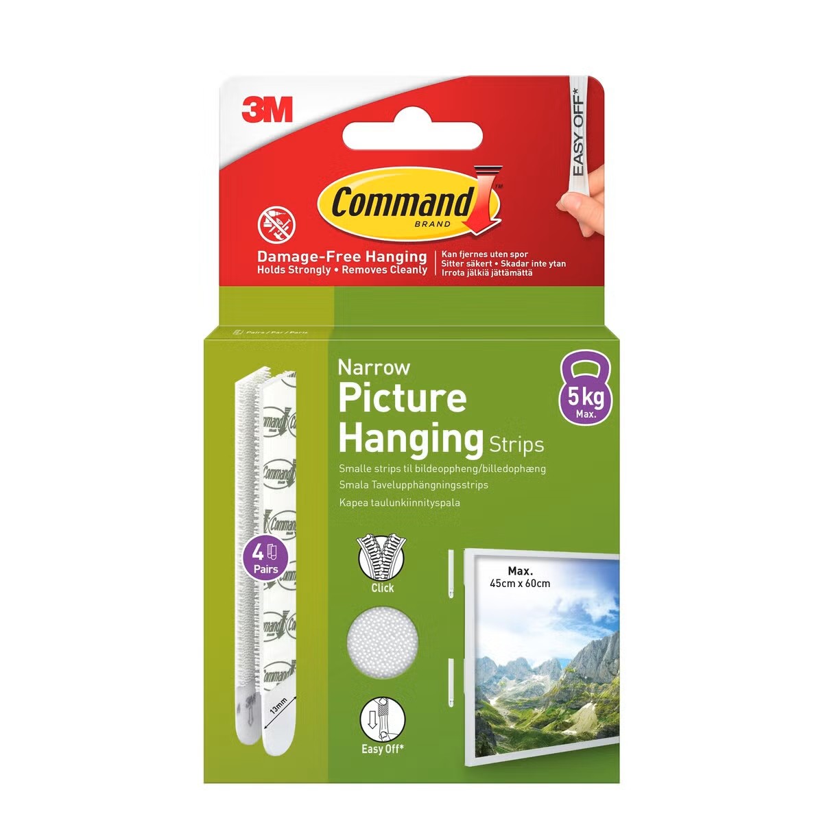 Command-kiinnityspala 5kg 5,99€ (7,99€) Clas Ohlson