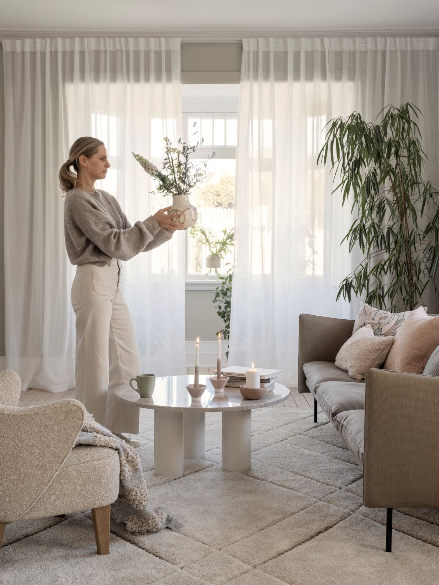 Jäsentarjous: Verho Otto 240 cm 1 kpl 14,95 Hemtex